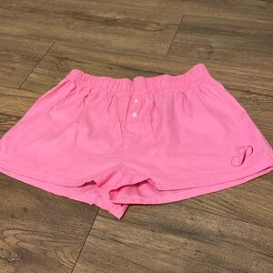 XS pink brand shorts.